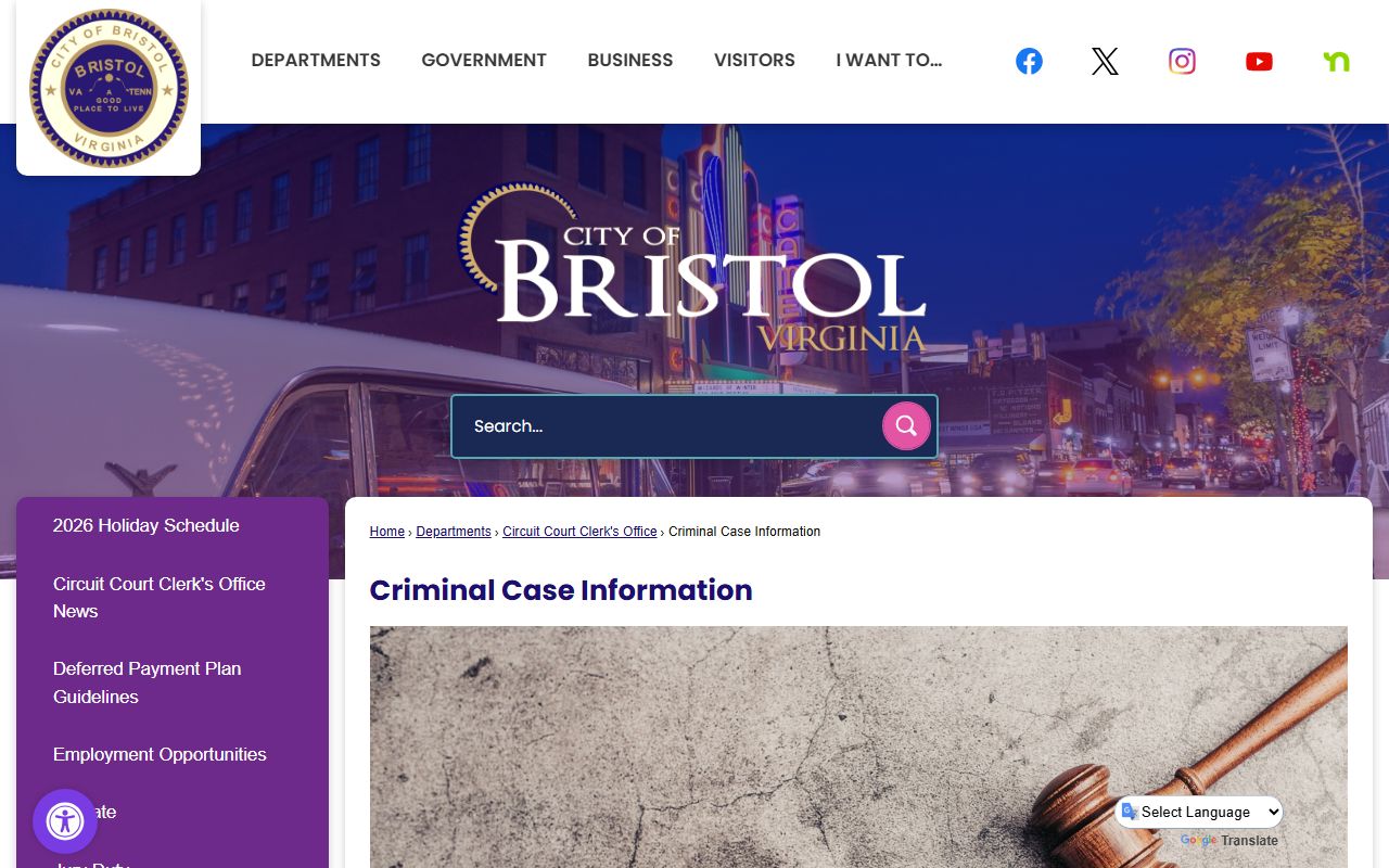 Bristol criminal case information