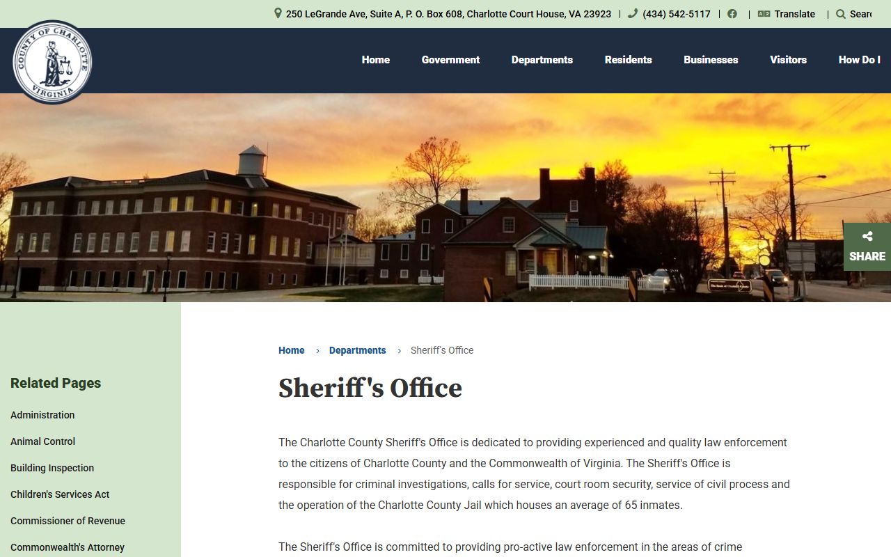 Charlotte County Sheriff's Office criminal records and arrest data