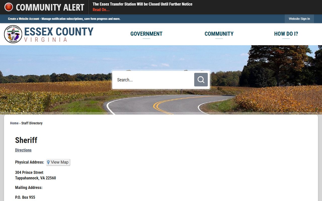 Essex County Sheriff criminal records