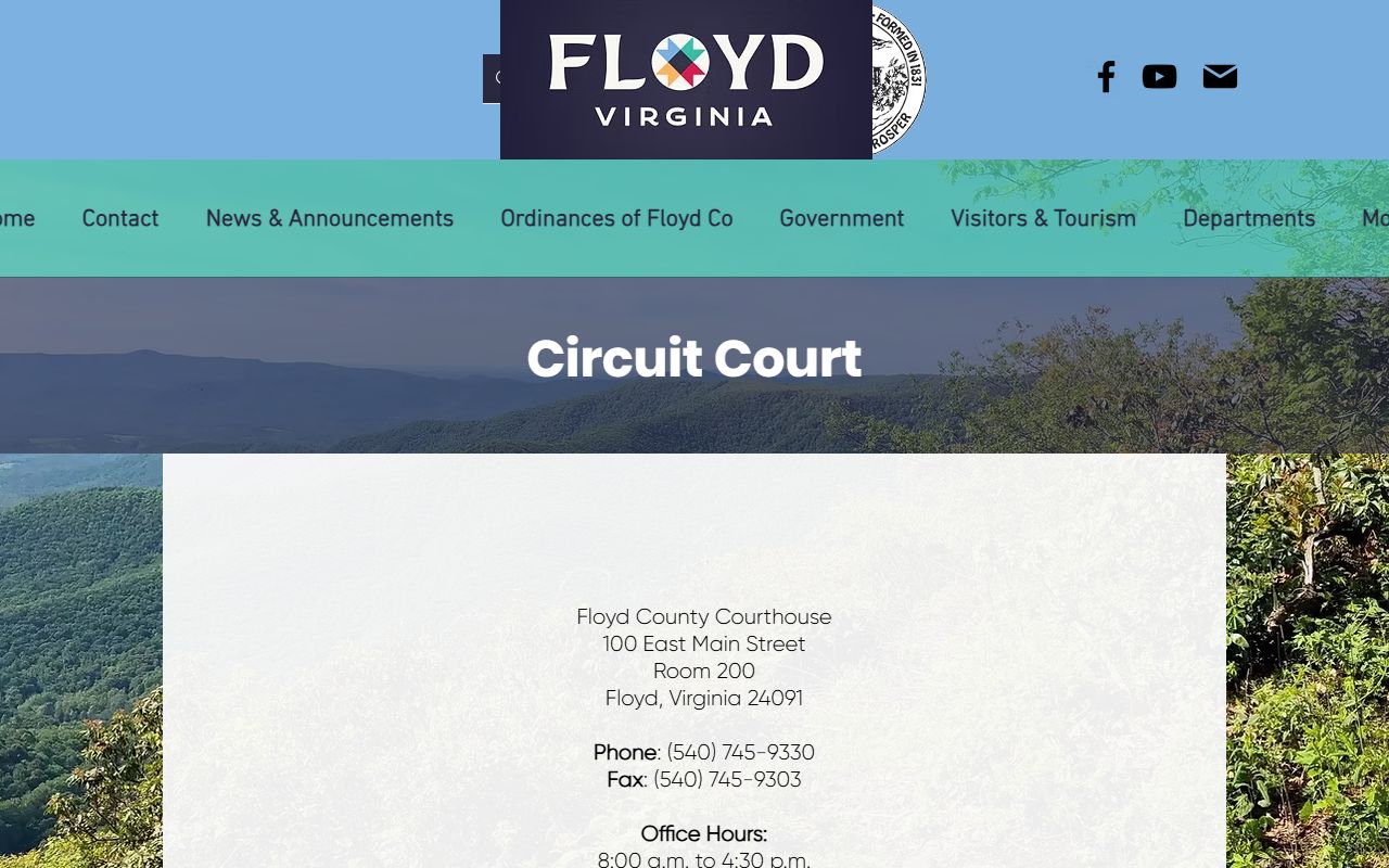 Floyd County Circuit Court local criminal records