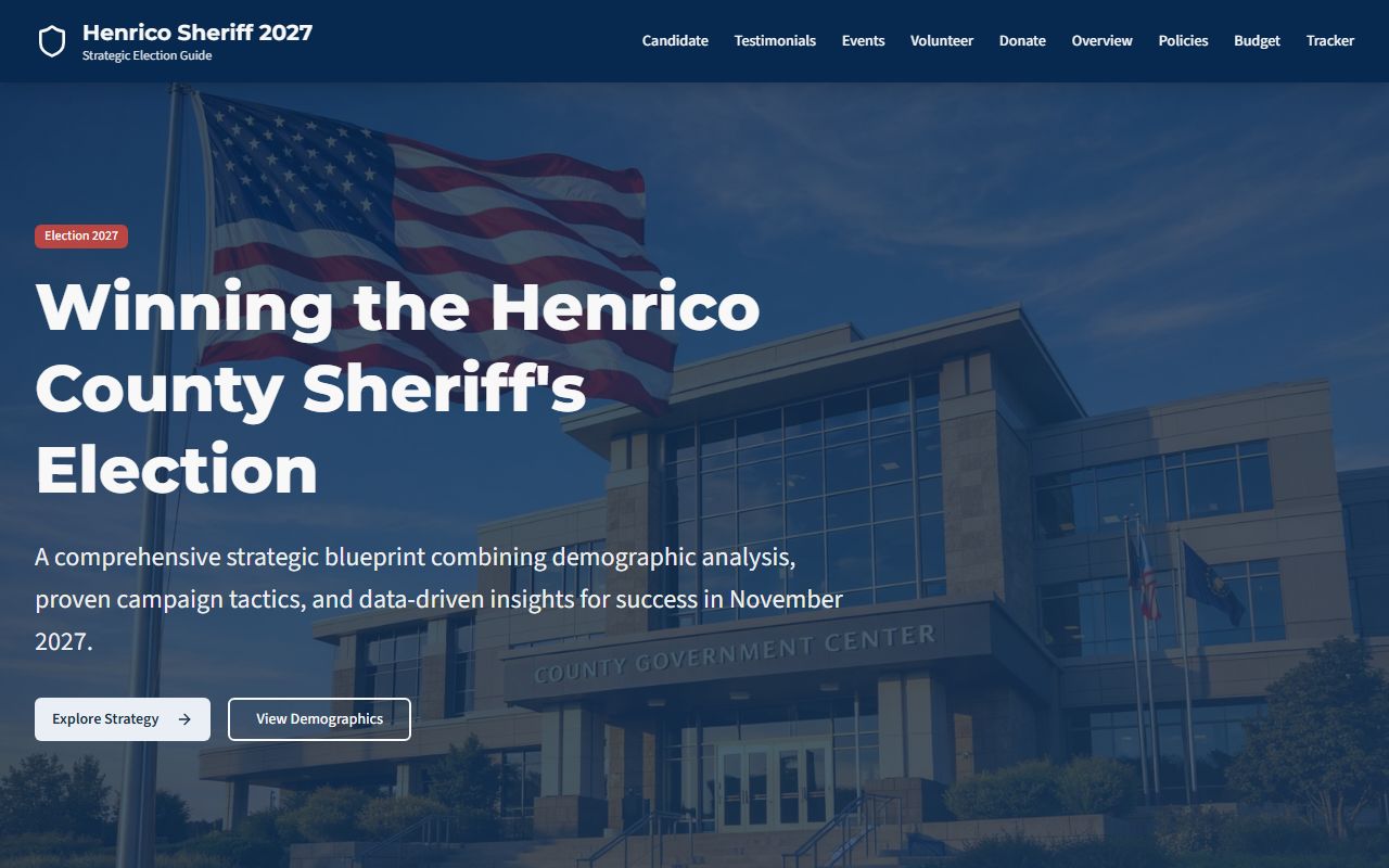 Henrico County Sheriff's Office criminal records