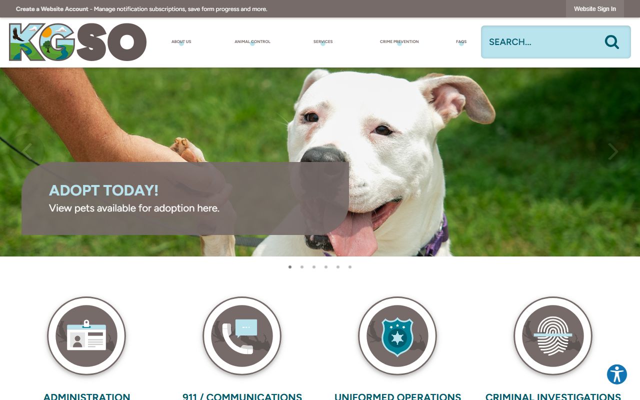 King George County Sheriff's Office - criminal history and public safety